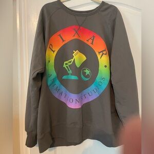 Pixar Animation Studios Rainbow Logo Sweatshirt